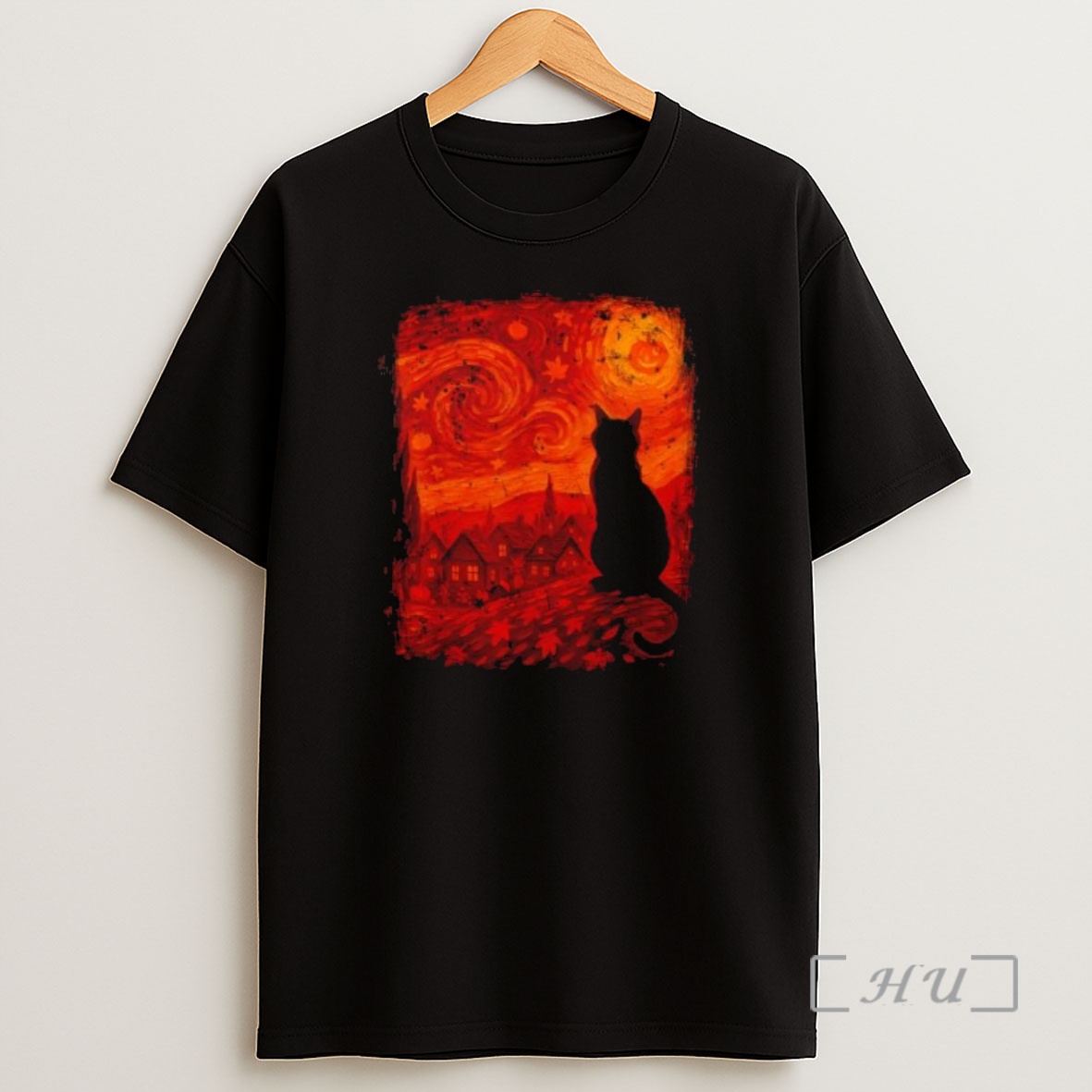 Officials Cat Starry Night Van Gogh Cat Lover Thanksgiving Fall Autumn Premium Shirt Sweatshirt Tee
