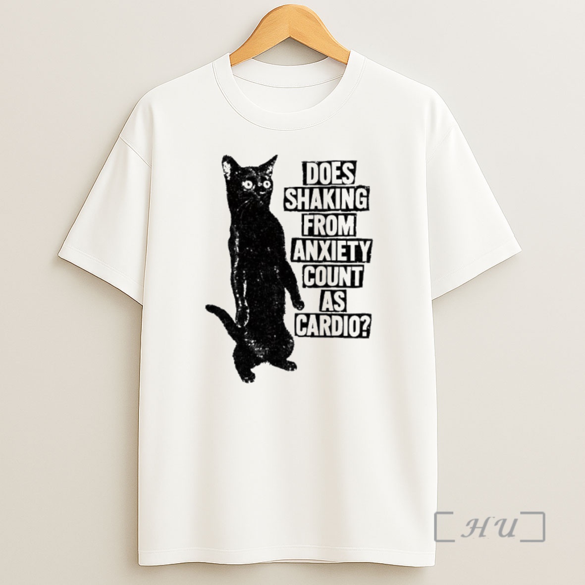 Officials Cat Does Shaking From Anxiety Count As Cardio Vintage Premium Shirt Sweatshirt Tee