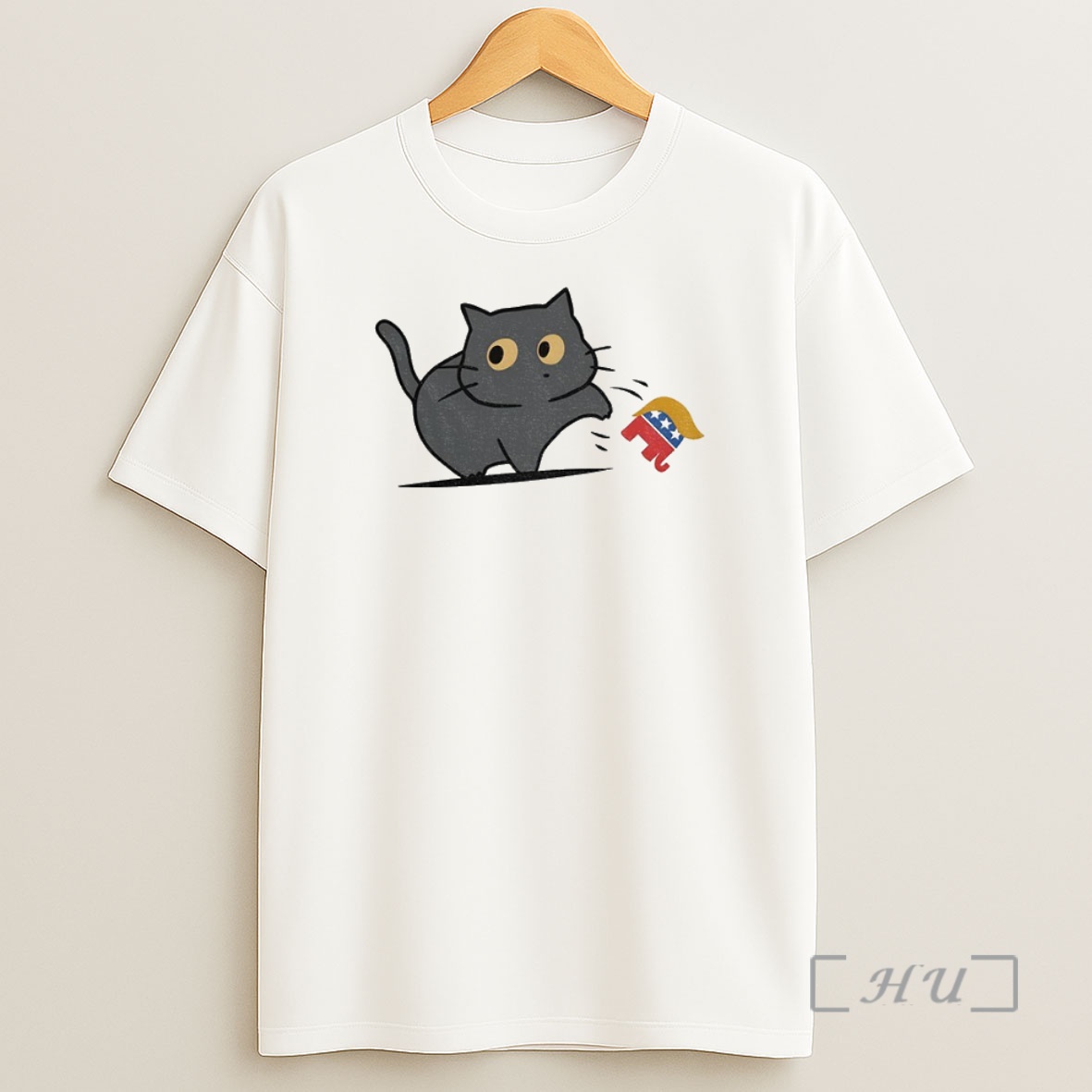 Officials Cat Knocking Donald Trump Elephant Republican Party Trump Premium Shirt Sweatshirt Tee