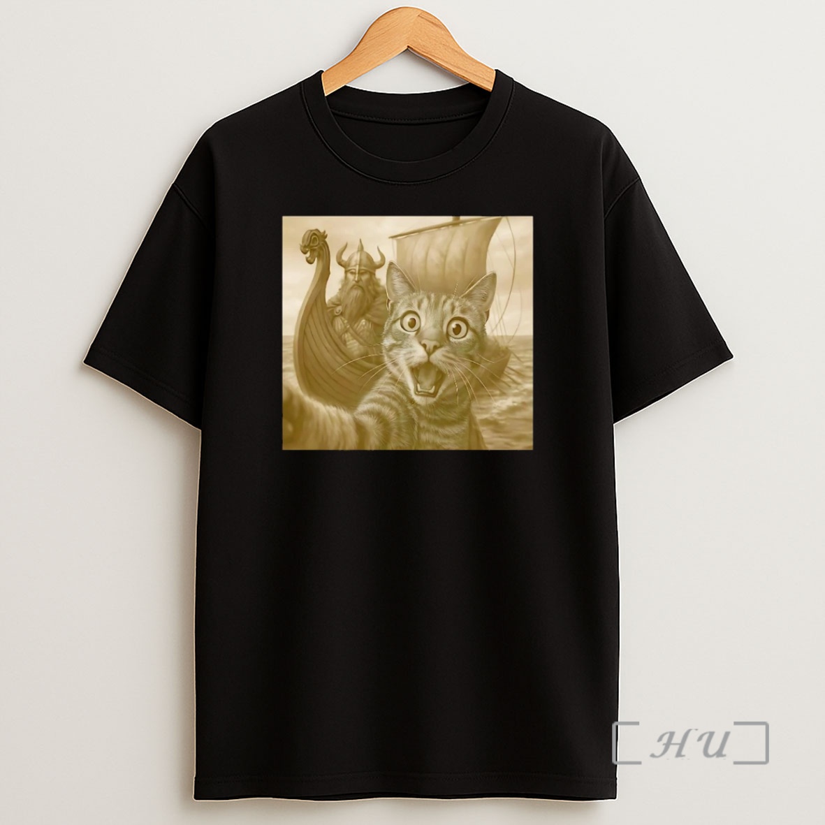 Officials Cat Selfie With Viking Premium Shirt Sweatshirt Tee