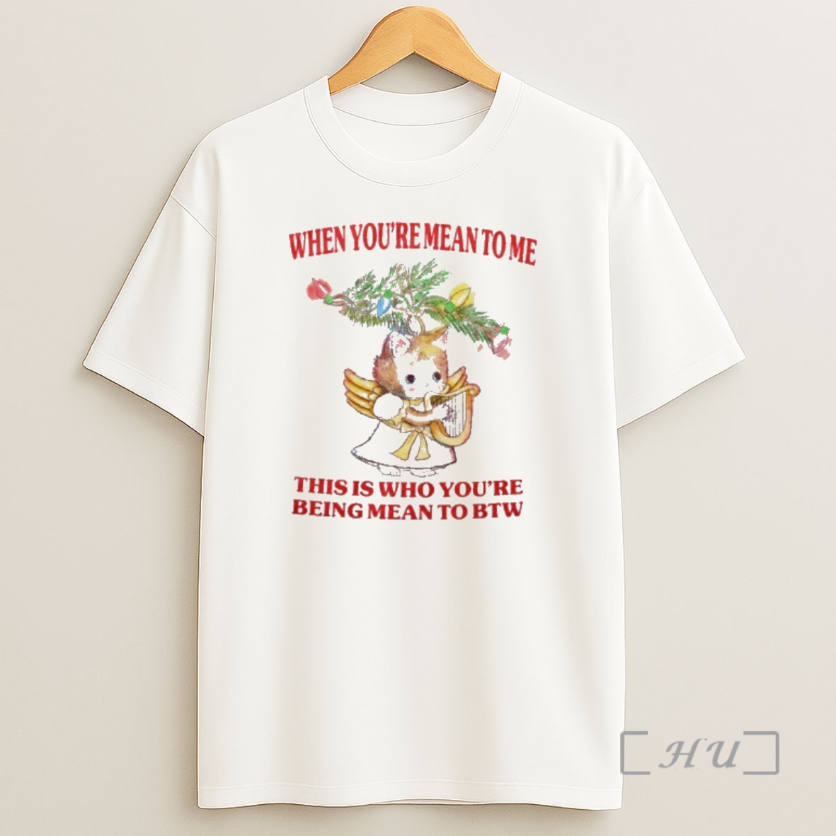 Officials Cat When Youre Mean To Me This Is Who Youre Being Mean To Btw Premium Shirt Sweatshirt Tee