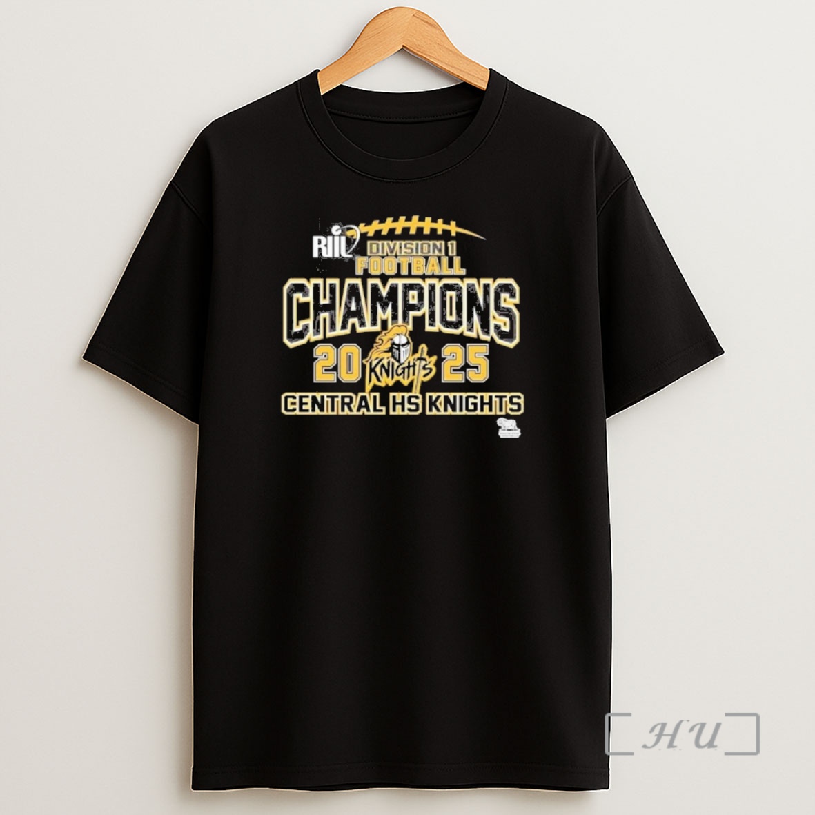 Officials Central Hs Knights 2025 Riil Division 1 Football Champions Premium Shirt Sweatshirt Tee