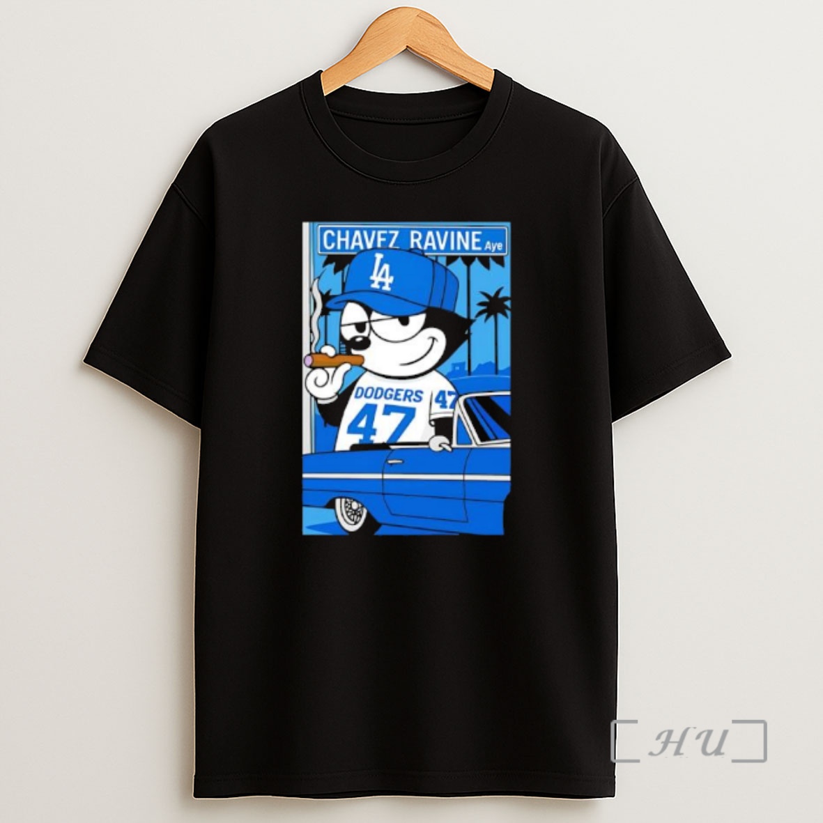 Officials Chavez Ravine X Los Angeles Dodgers Lowrider Car Graphic Premium Shirt Sweatshirt Tee