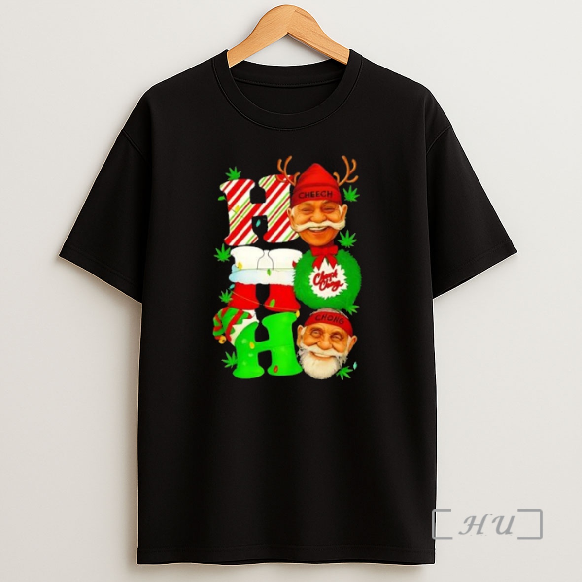 Officials Cheech And Chong Ho Ho Ho Christmas Premium Shirt Sweatshirt Tee