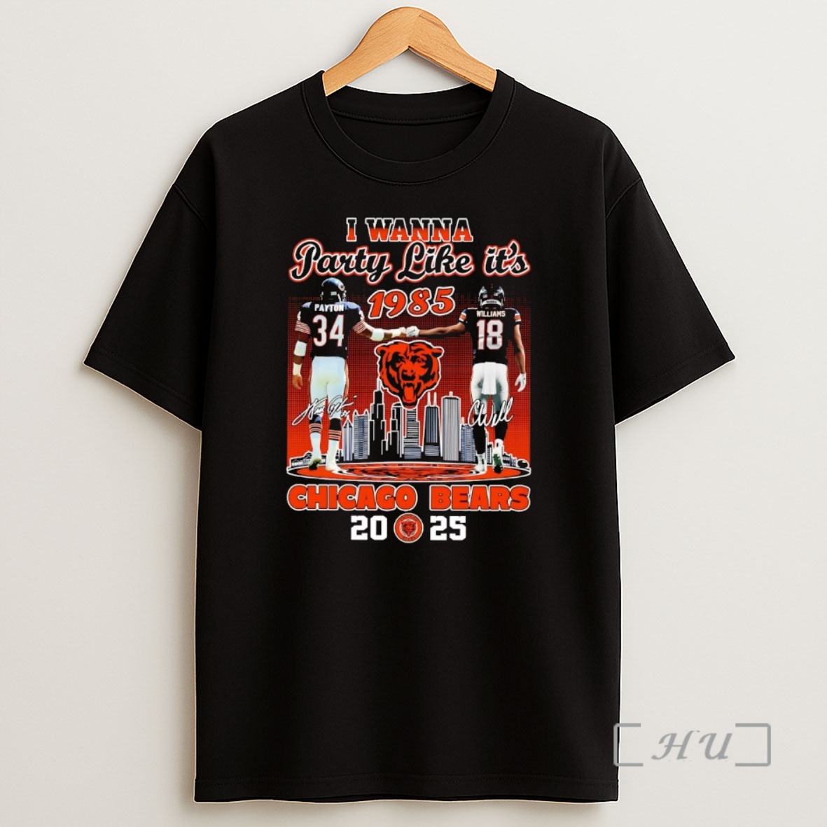 Officials Chicago Bears 2025 I Wanna Party Like Its 1985 Skyline Premium Shirt Sweatshirt Tee