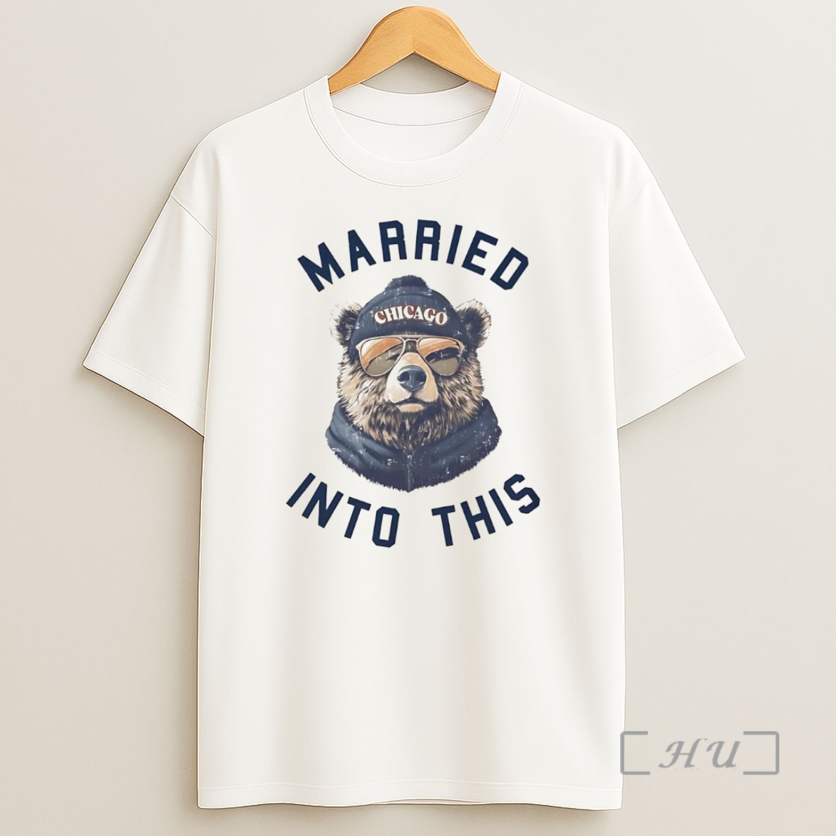 Officials Chicago Bears Married Into This Premium Shirt Sweatshirt Tee