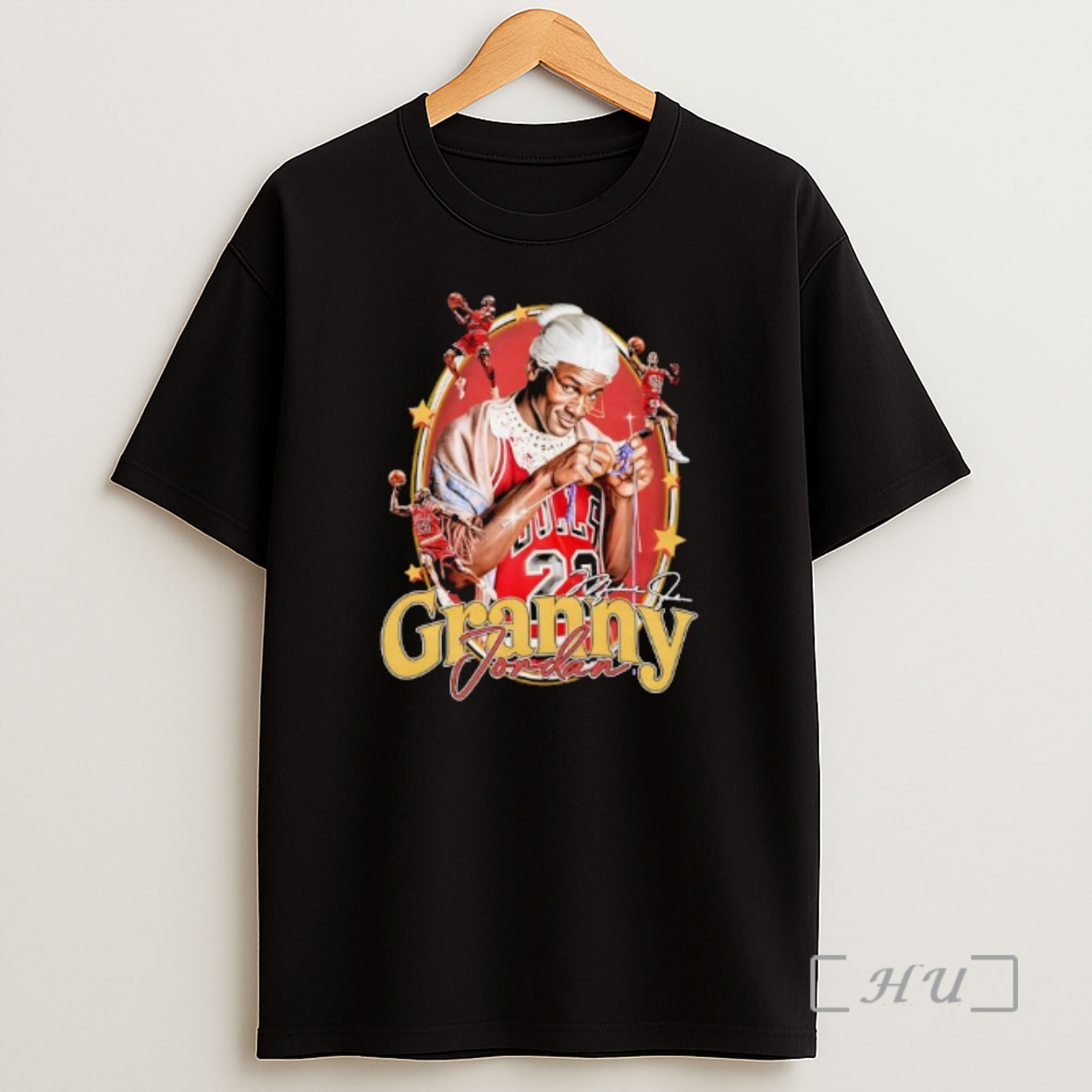 Officials Chicago Bulls Jordan Granny Signature Graphic Premium Shirt Sweatshirt Tee
