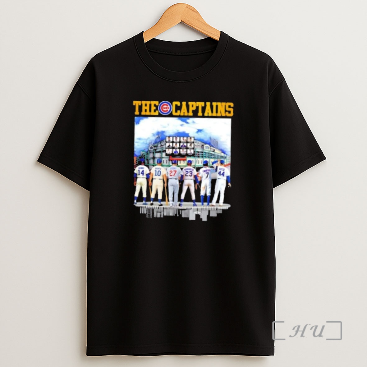 Officials Chicago Cubs Stadium The Captains Legends All Time Skyline Premium Shirt Sweatshirt Tee