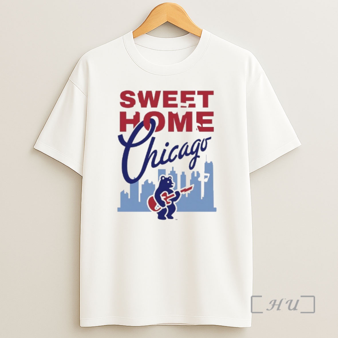 Officials Chicago Cubs Sweet Home Chicago City Skyline Premium Shirt Sweatshirt Tee