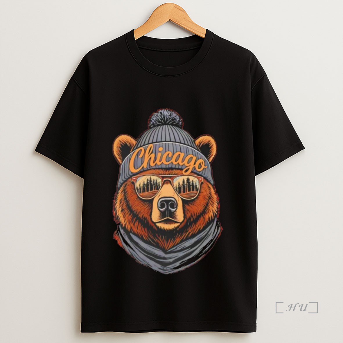 Officials Chicago Mascot Football Personalized Black Ornaments Premium Shirt Sweatshirt Tee