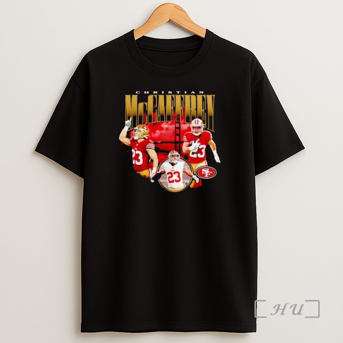 Officials Christian Mccaffrey Black San Francisco 49ers Graphic Premium Shirt Sweatshirt Tee