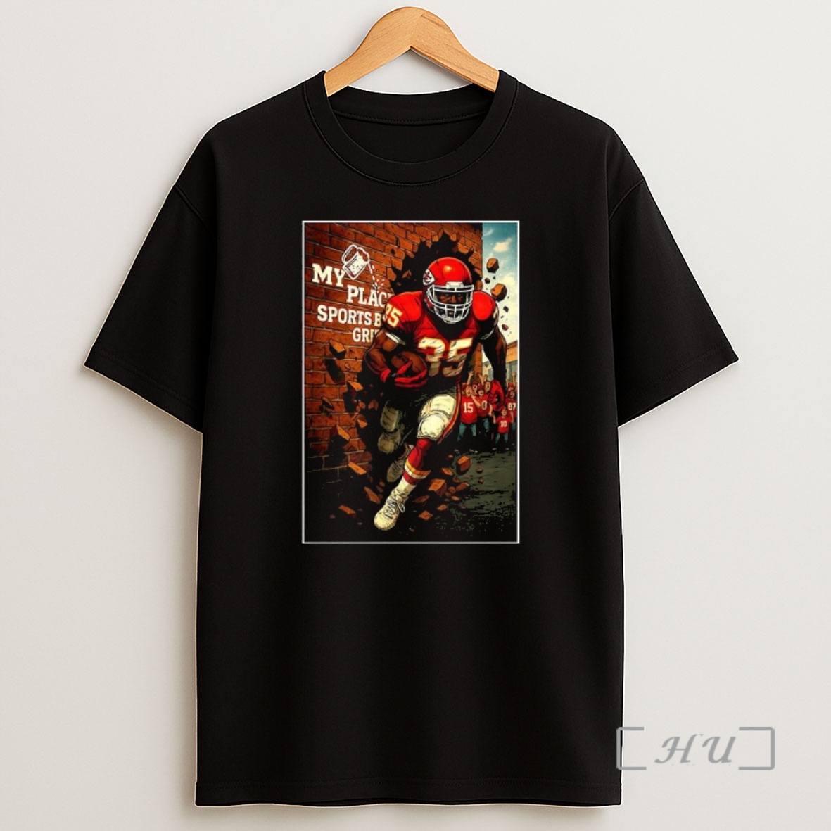 Officials Christian Okoye Kansas City Chiefs Football My Place Sports Bar And Grill Premium Shirt Sweatshirt Tee