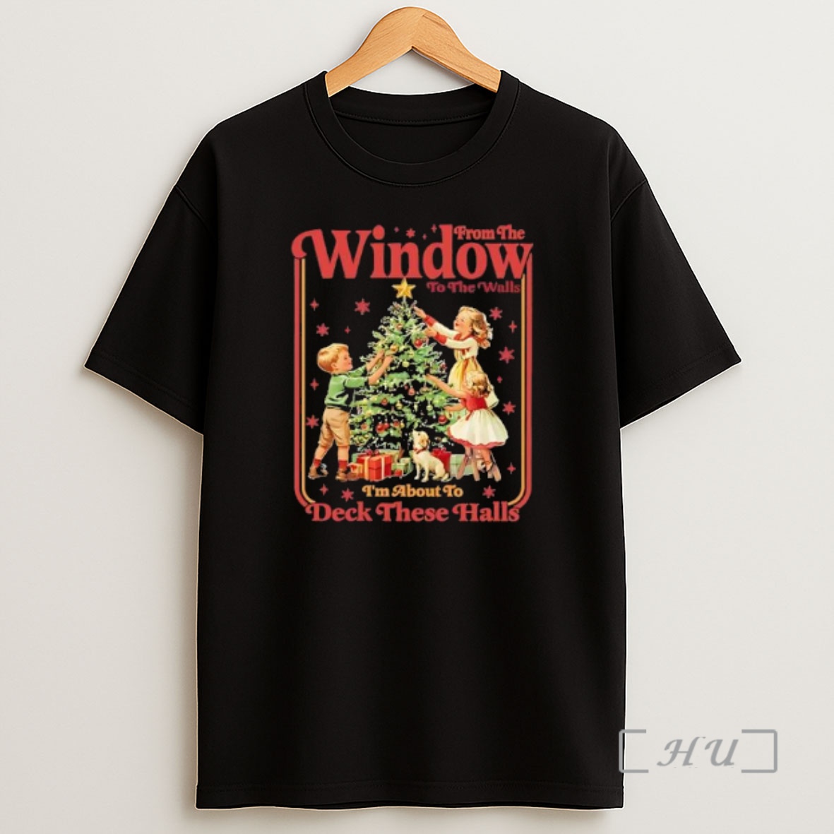 Officials Christmas From The Window To The Walls Deck These Halls Premium Shirt Sweatshirt Tee