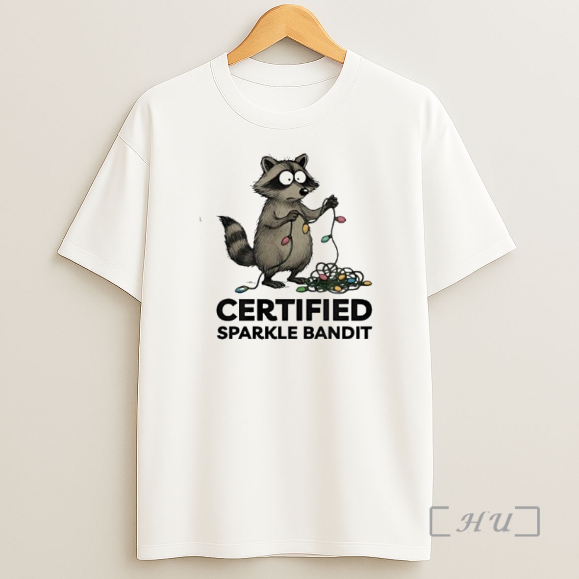 Officials Christmas Raccoon Holiday Certified Sparkle Bandit Premium Shirt Sweatshirt Tee