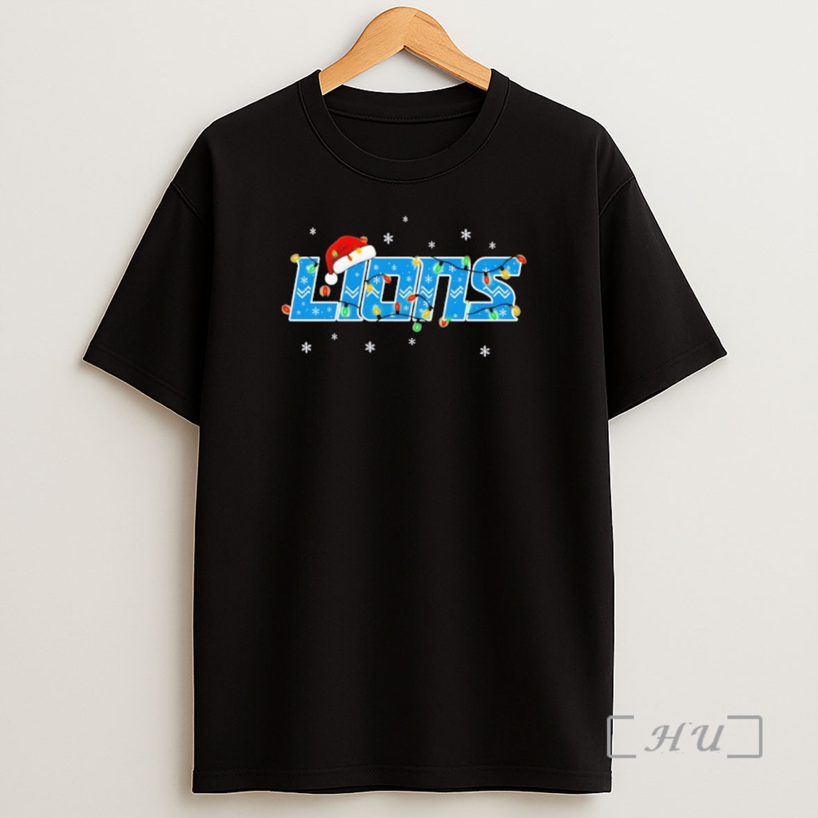 Officials Christmas Santa Hat Detroit Lions Football Nfl Premium Shirt Sweatshirt Tee