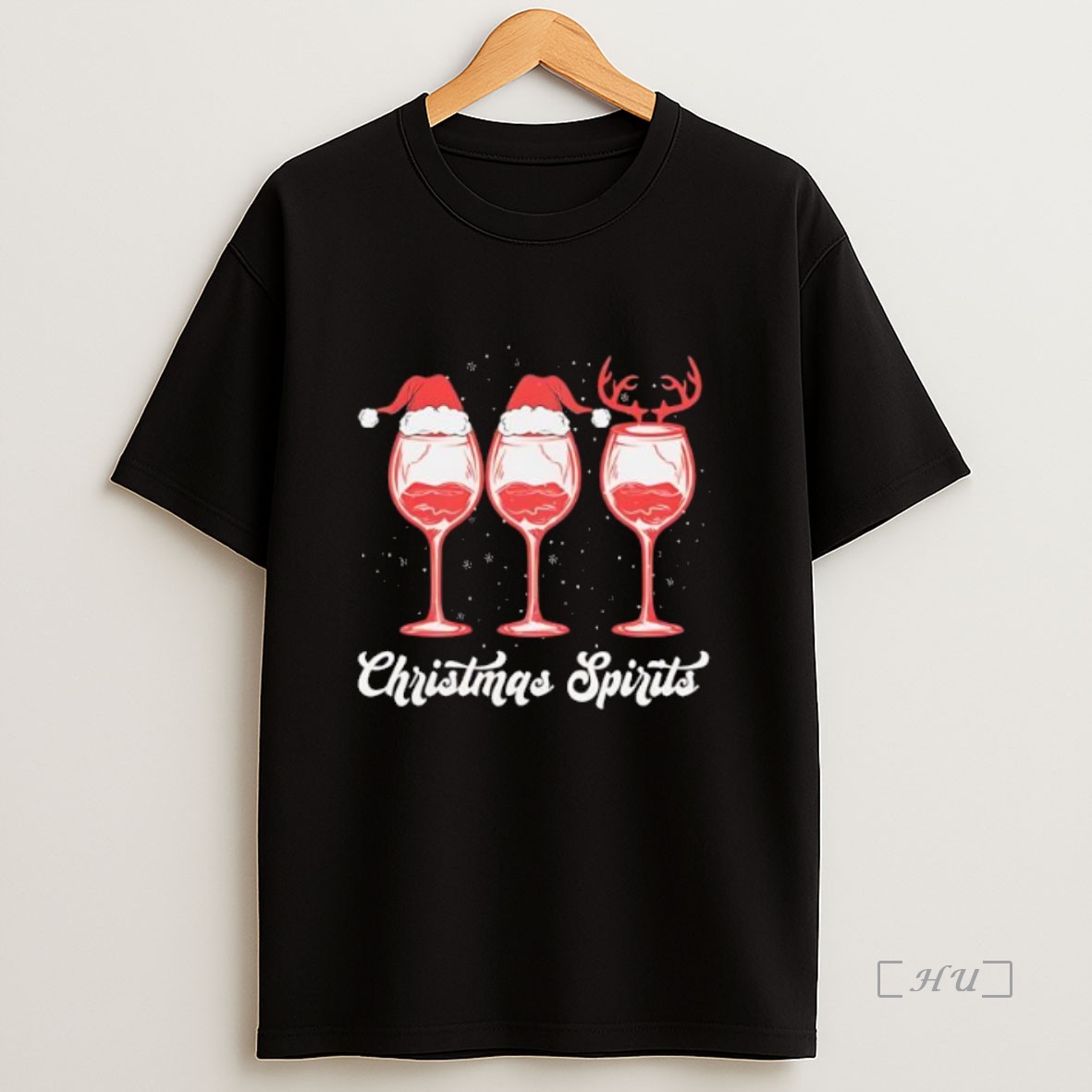 Officials Christmas Spirits Glasses Of Wine Holiday Premium Shirt Sweatshirt Tee