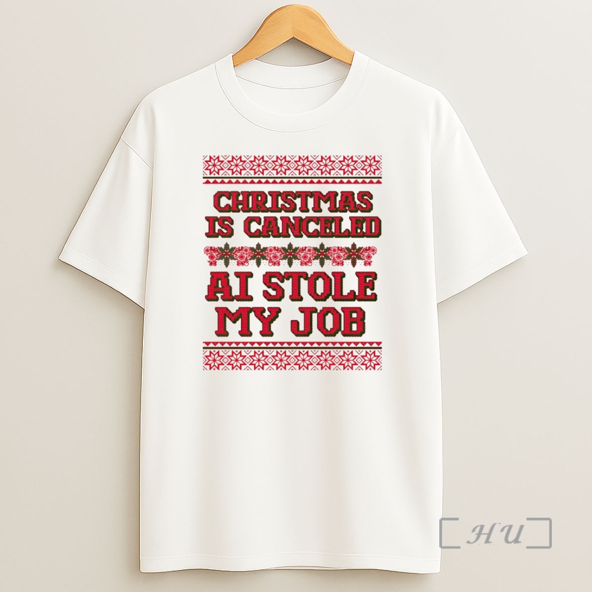 Officials Christmas Is Cancel Ai Stole My Job Premium Shirt Sweatshirt Tee