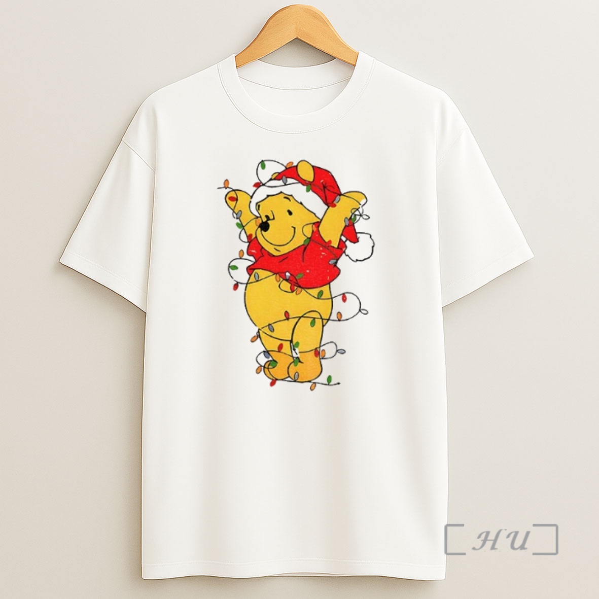 Officials Christmas Light Winnie The Pooh Premium Shirt Sweatshirt Tee