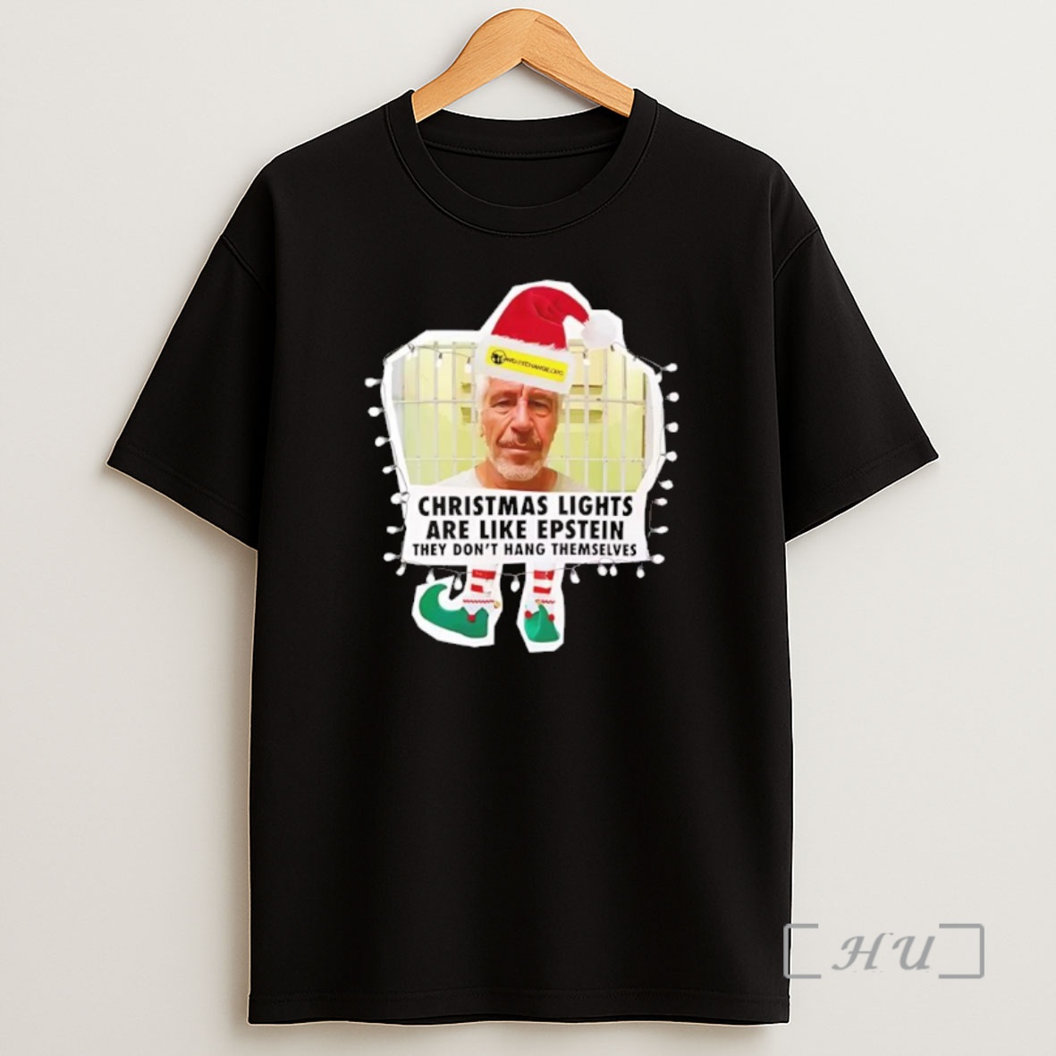 Officials Christmas Lights Are Like Epstein They Dont Hang Themselves Premium Shirt Sweatshirt Tee