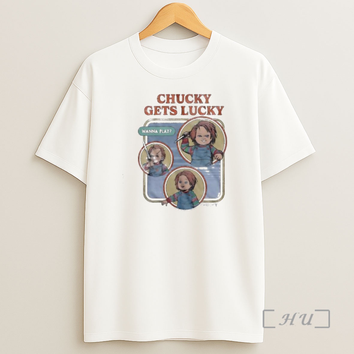 Officials Chucky Gets Lucky Childs Play Premium Shirt Sweatshirt Tee