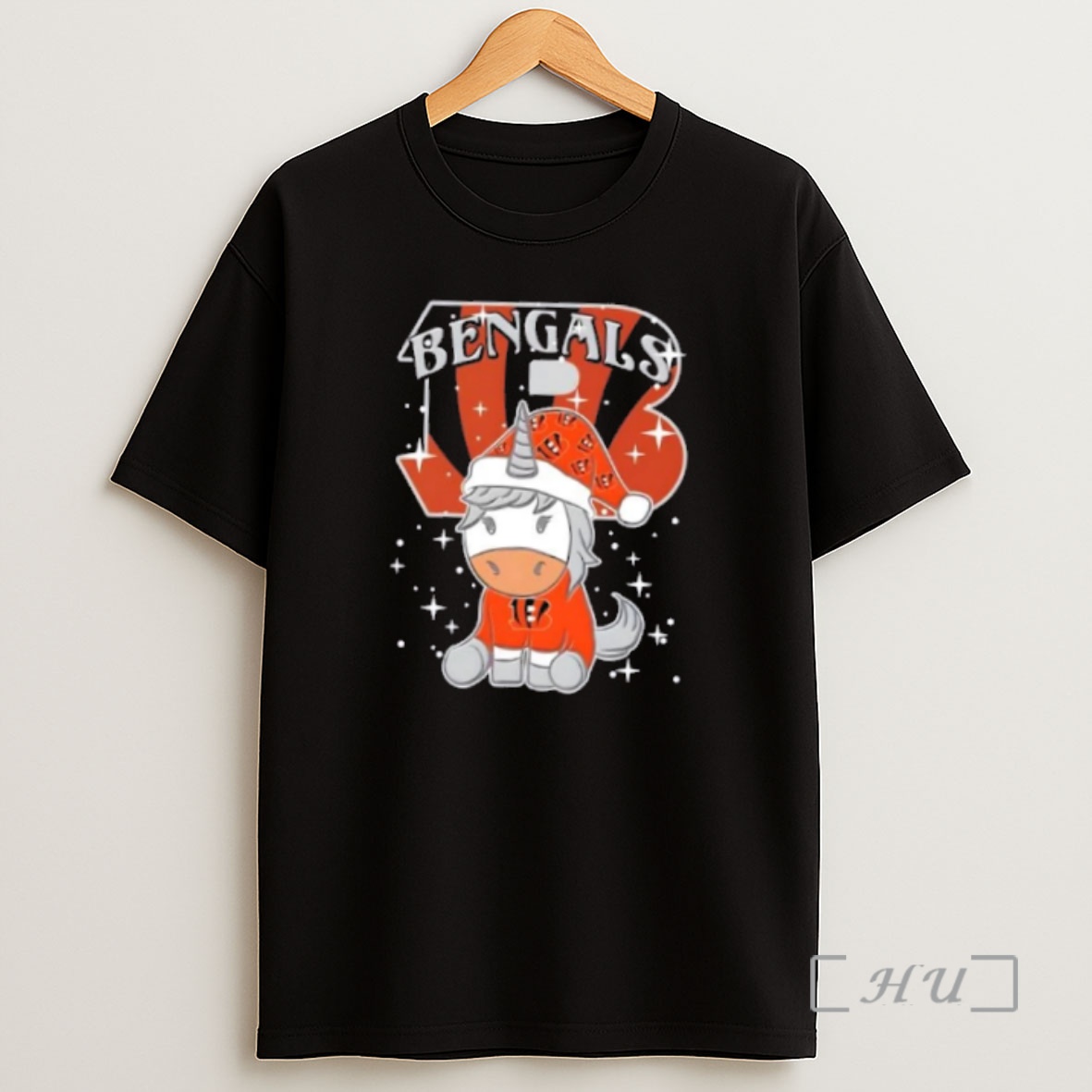 Officials Cincinnati Bengals Football X Unicorn Merry Christmas Premium Shirt Sweatshirt Tee