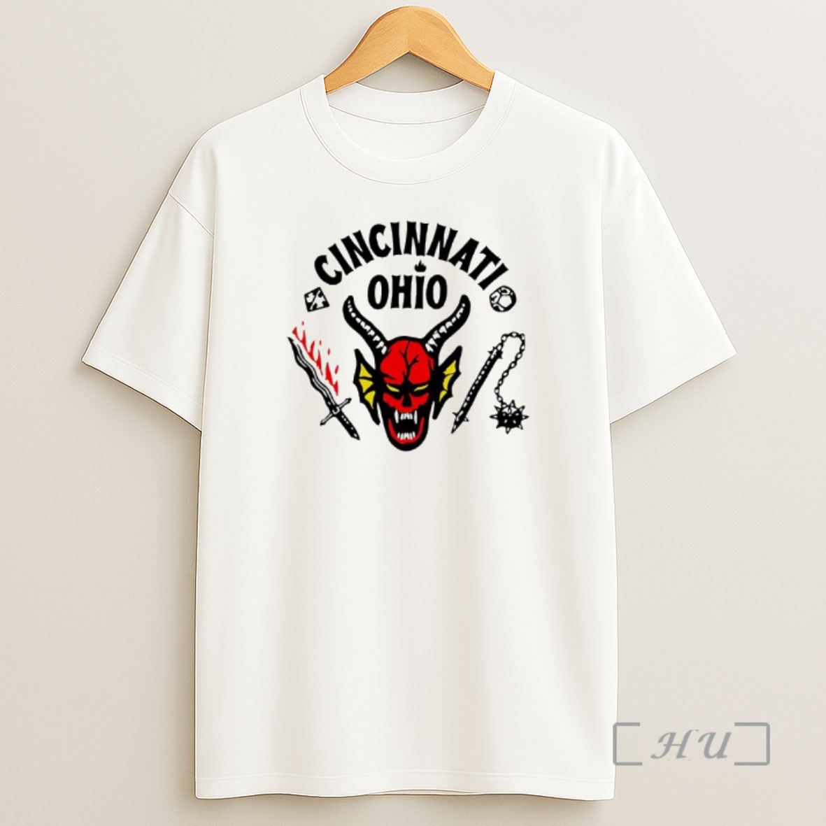 Officials Cincinnati Ohio Stranger Things Hellfire Club Graphic Premium Shirt Sweatshirt Tee