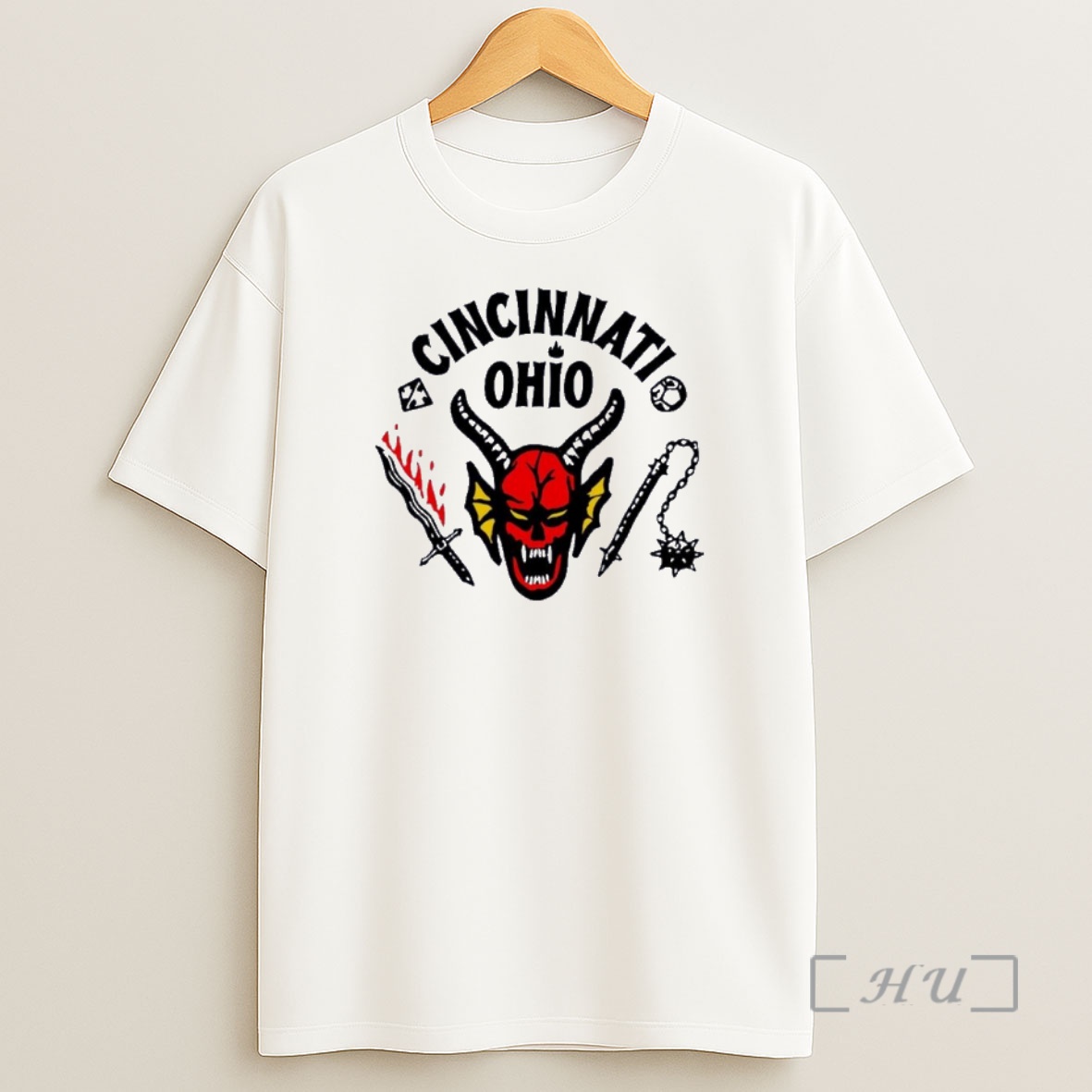 Officials Cincinnati Ohio X Stranger Things Season 5 Hellfire Premium Shirt Sweatshirt Tee