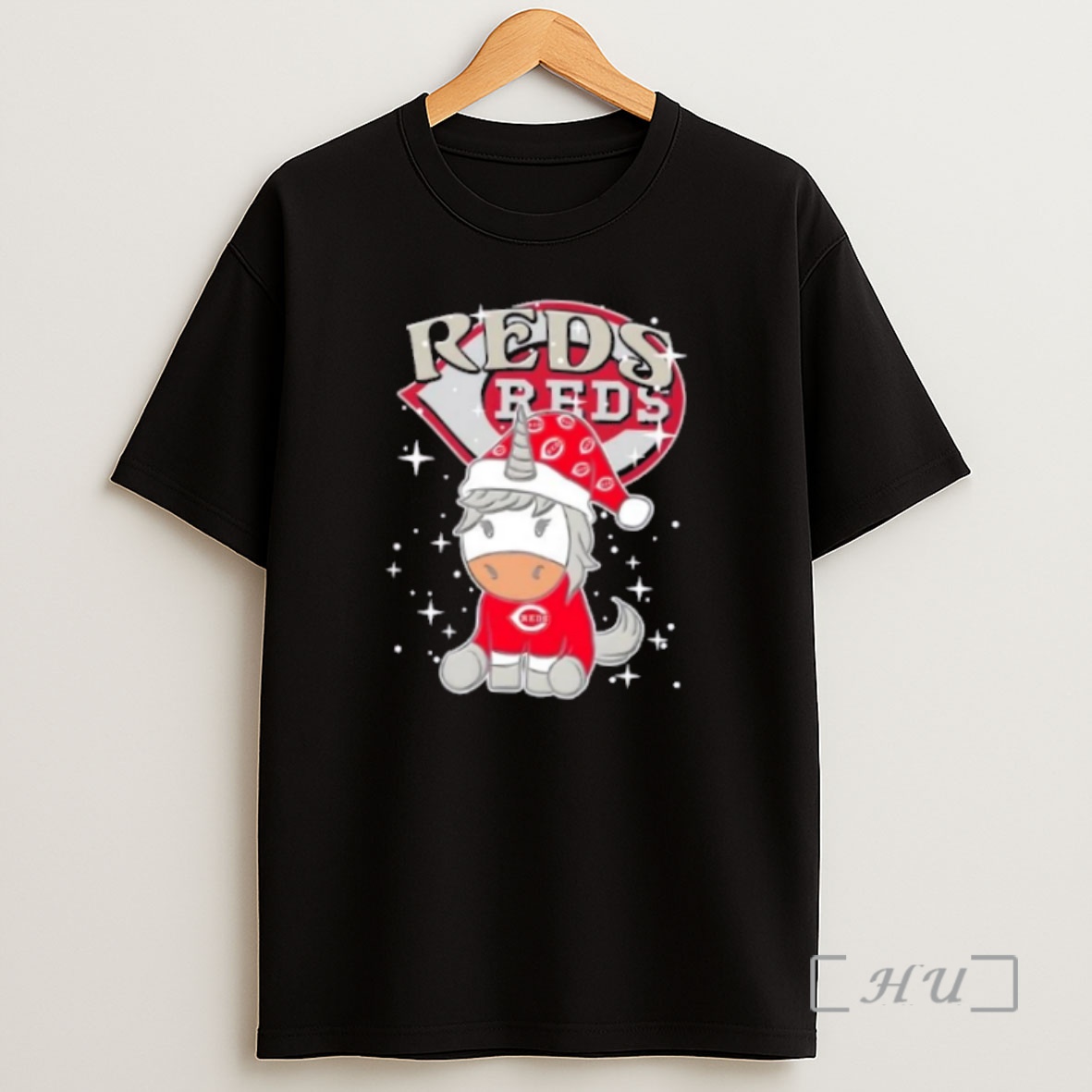 Officials Cincinnati Reds Baseball X Unicorn Merry Christmas Premium Shirt Sweatshirt Tee