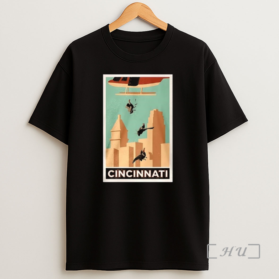 Officials Cincinnati Turkey Drop Wkrp Premium Shirt Sweatshirt Tee