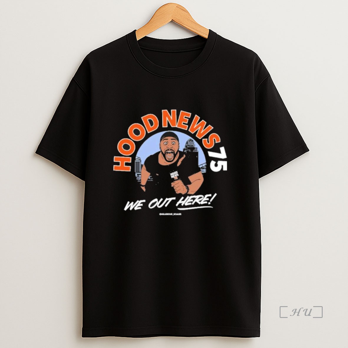 Officials Cincinnati We Out Here Hood News 75 Premium Shirt Sweatshirt Tee
