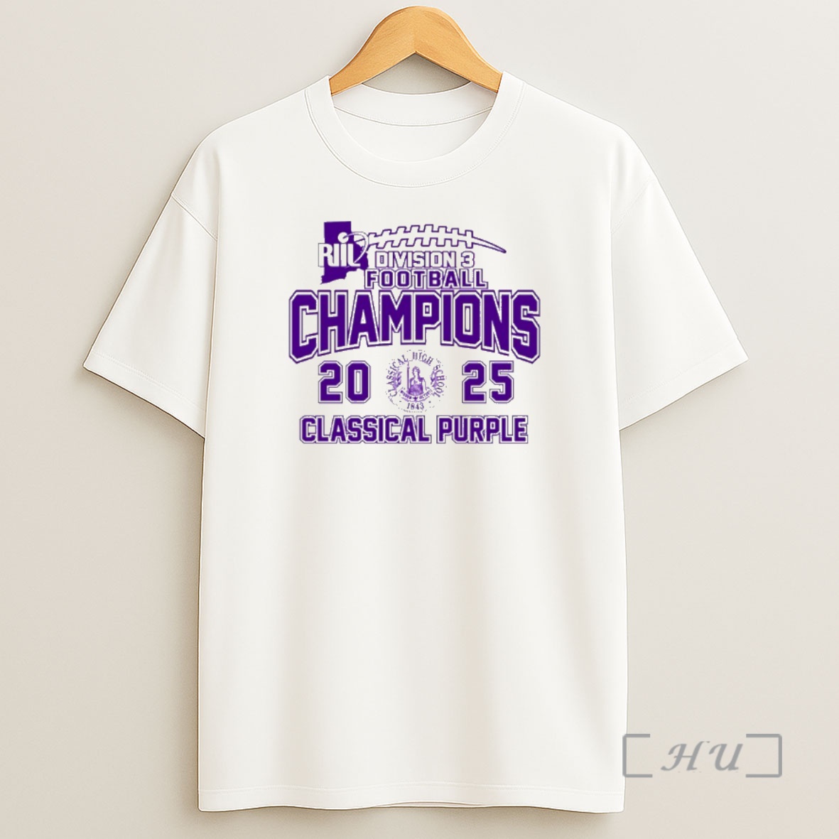 Officials Classical Purple 2025 Riil Football Champions Division 3 Premium Shirt Sweatshirt Tee