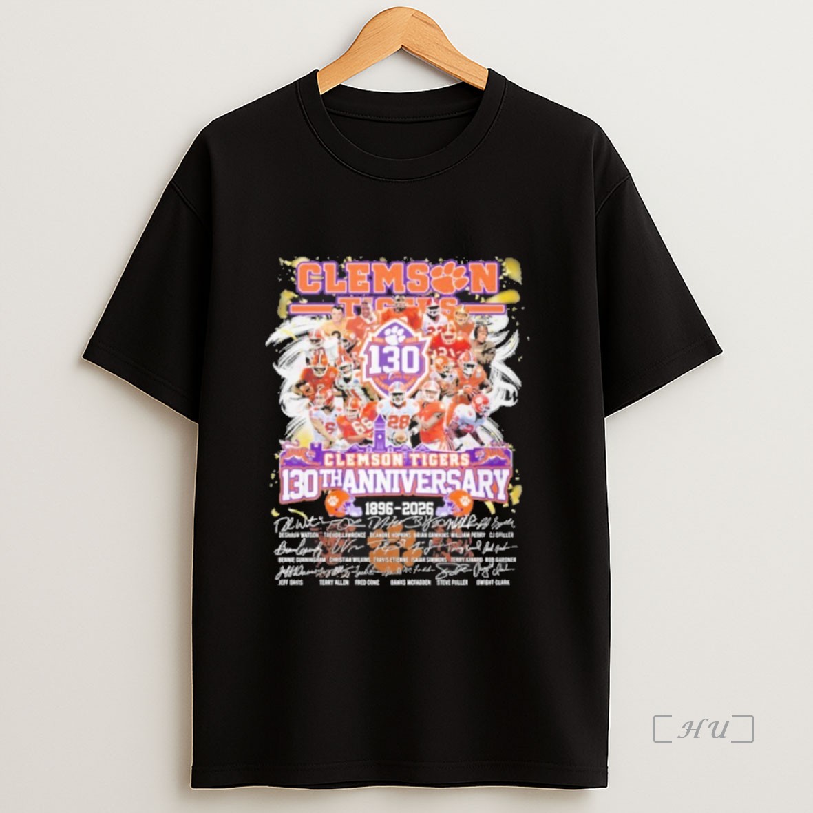 Officials Clemson Tigers Football Team 130th Anniversary 1896 2026 Premium Shirt Sweatshirt Tee