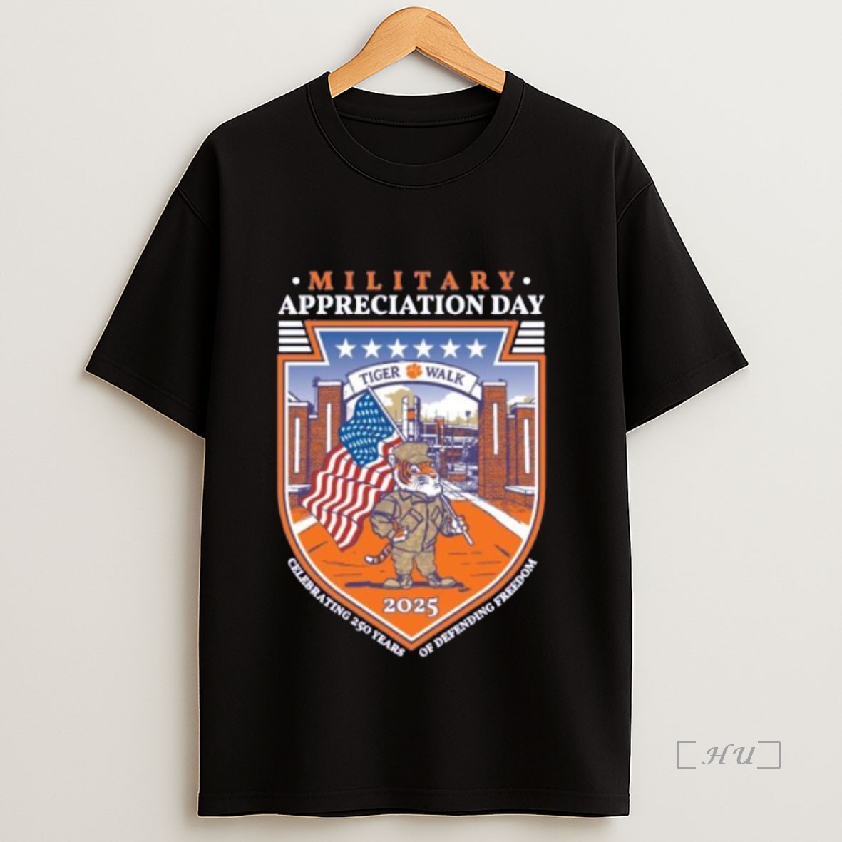 Officials Clemson Tigers Military Appreciation Day Tiger Walk 2025 Long Sleve Premium Shirt Sweatshirt Tee