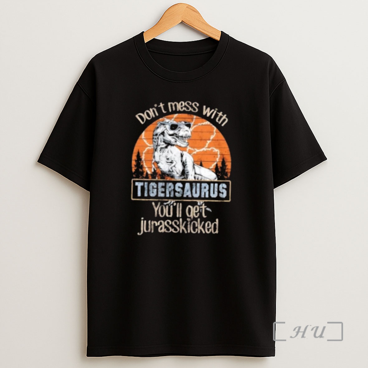Officials Clemson Tigers Dont Mess With Tigersaurus Youll Get Jurasskicked Premium Shirt Sweatshirt Tee