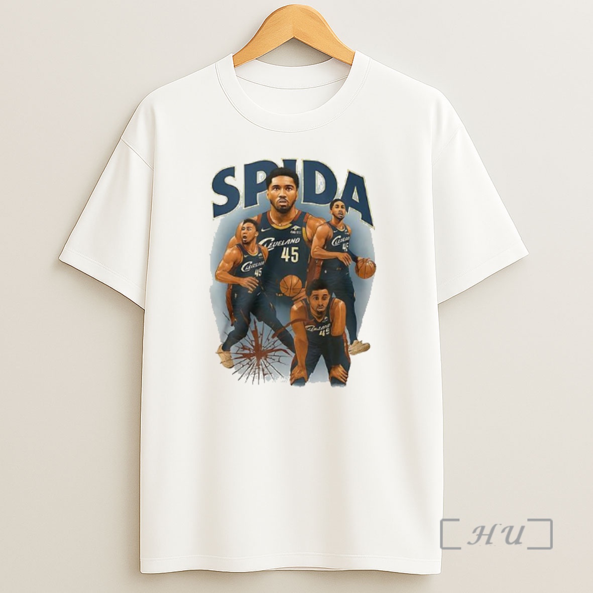 Officials Cleveland Cavaliers Donovan Mitchell Spida Graphic Premium Shirt Sweatshirt Tee