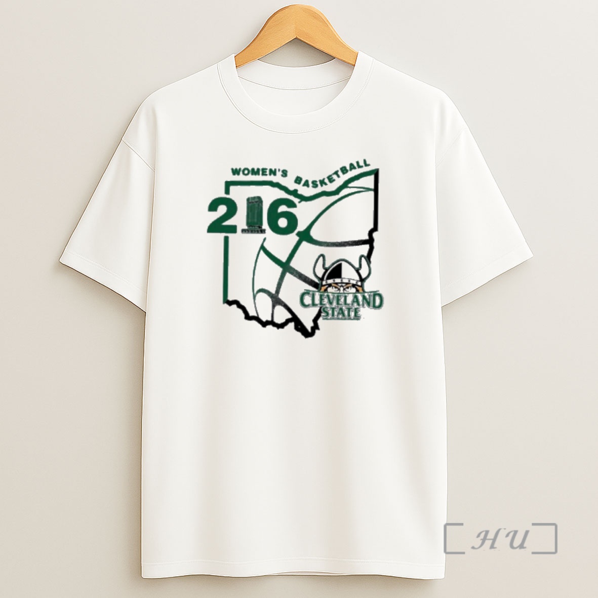 Officials Cleveland State Vikings Womens Basketball 216 Premium Shirt Sweatshirt Tee