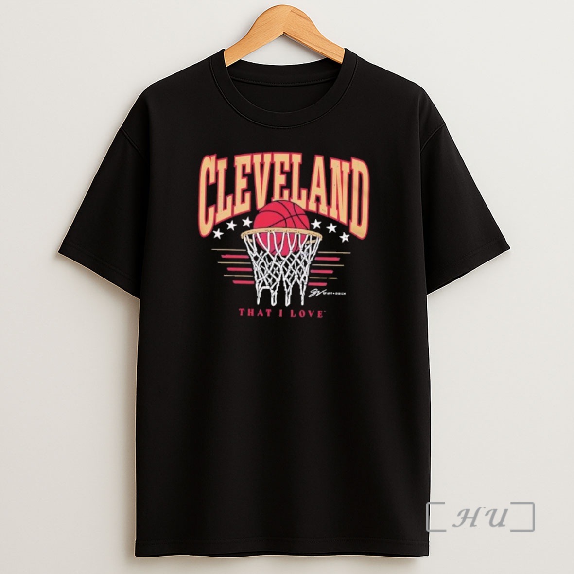 Officials Cleveland That I Love And Basketball Premium Shirt Sweatshirt Tee