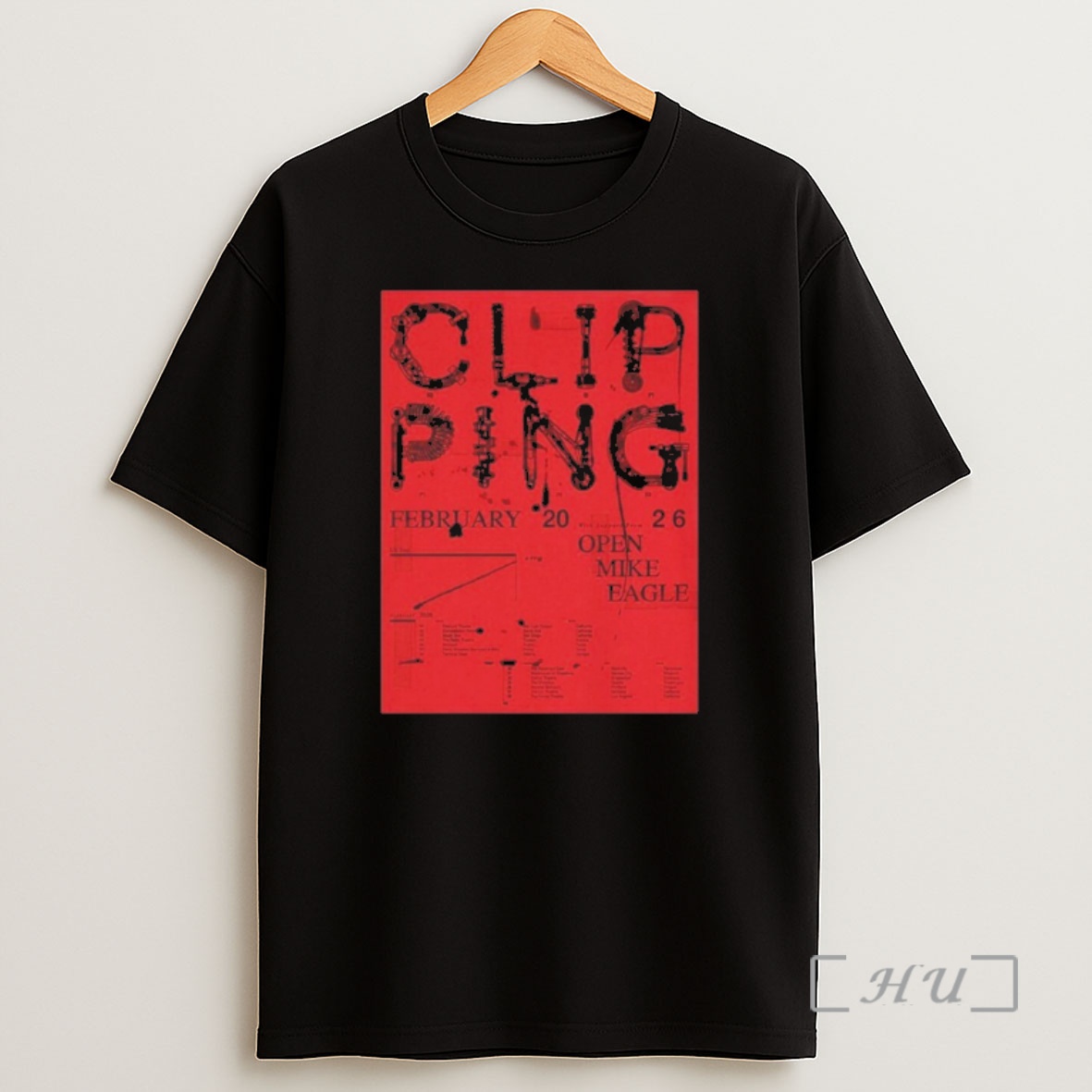 Officials Clipping Open Mike Eagle February 2026 Tour Usa Premium Shirt Sweatshirt Tee