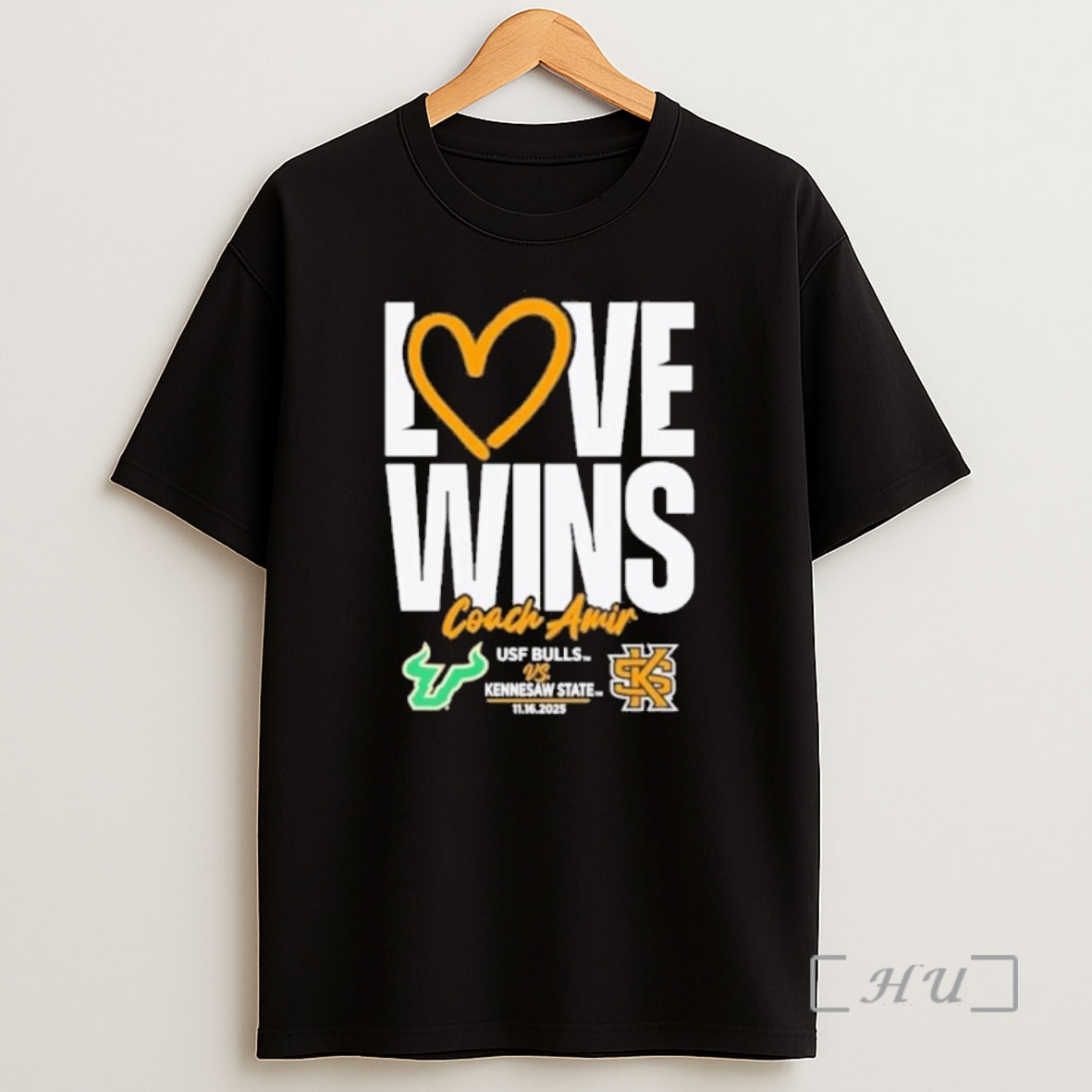 Officials Coach Amir Love Wins South Florida Bulls Vs Kennesaw State Owls Premium Shirt Sweatshirt Tee