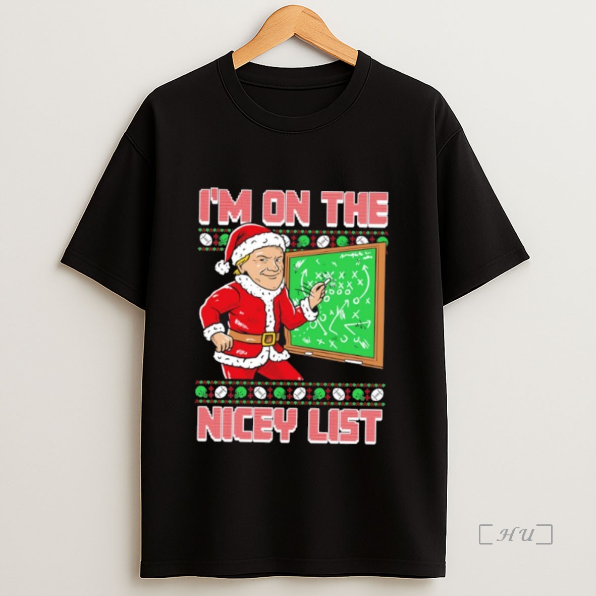 Officials Coach Jon Gruden Im On The Nicey List Ugly Christmas Premium Shirt Sweatshirt Tee