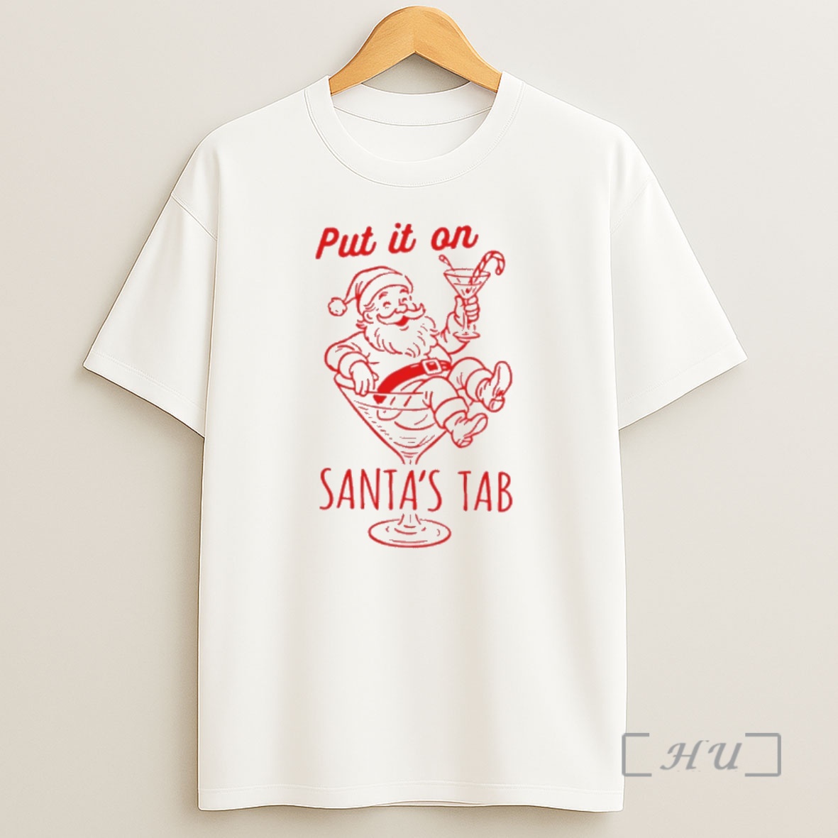 Officials Cocktail Put It On Santas Tab Premium Shirt Sweatshirt Tee