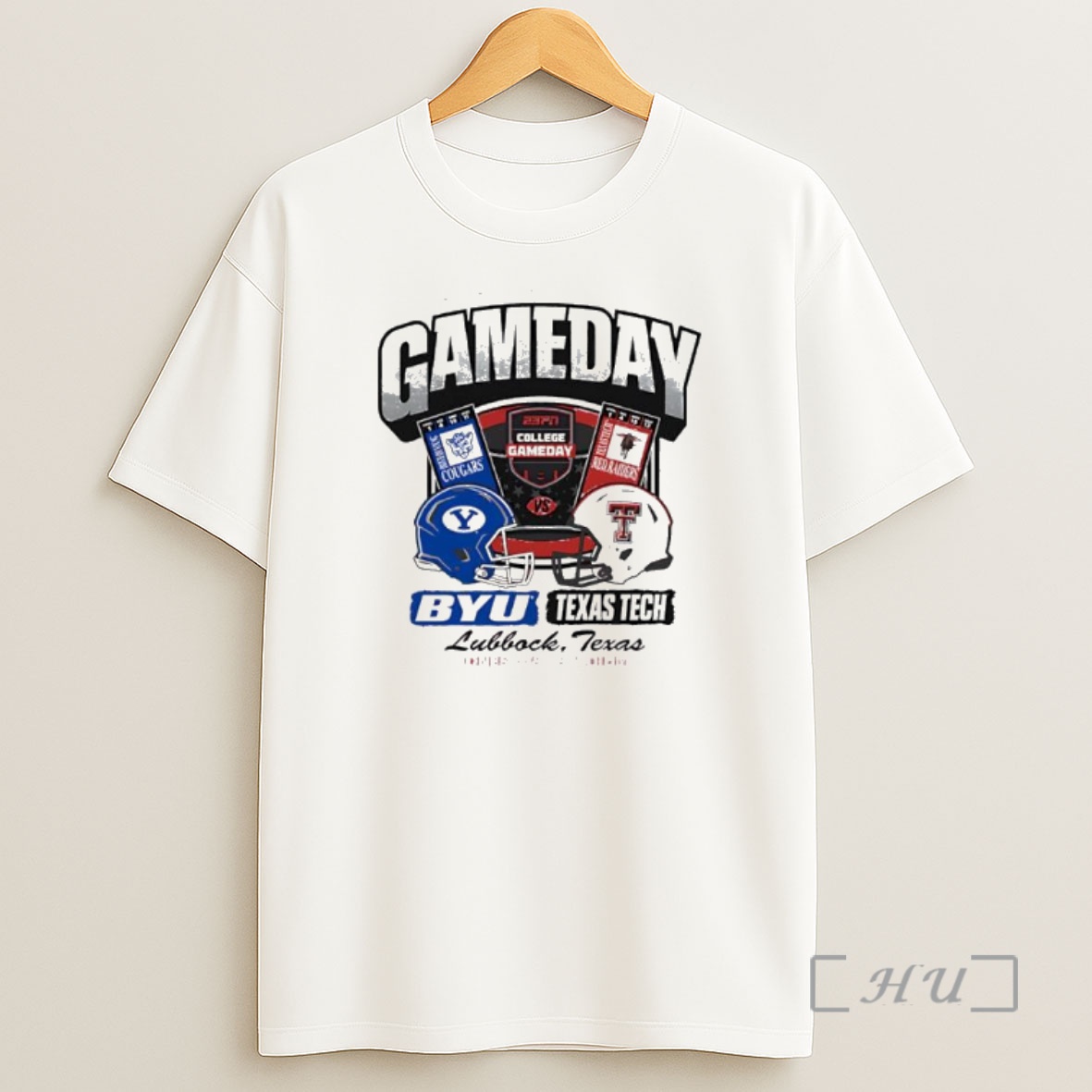 Officials College Gameday Byu Vs Texas Tech Lubbock Texas Jones Att Stadium Premium Shirt Sweatshirt Tee