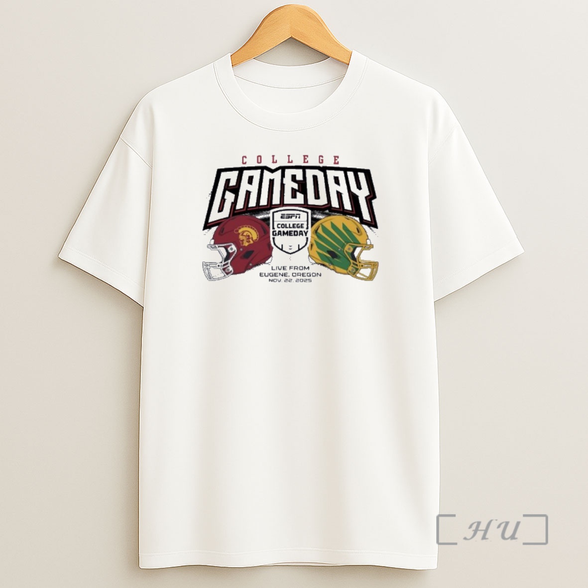 Officials College Gameday Oregon Ducks Vs Usc Trojans Live From Autzen Stadium Nov 22 2025 Premium Shirt Sweatshirt Tee