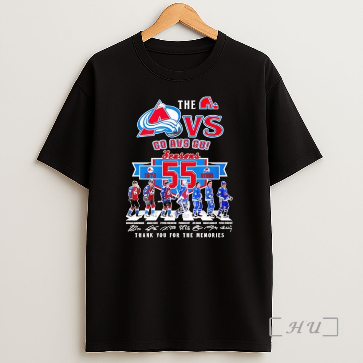 Officials Colorado Avalanche 55th Anniversary Season Thank You For The Memories Premium Shirt Sweatshirt Tee