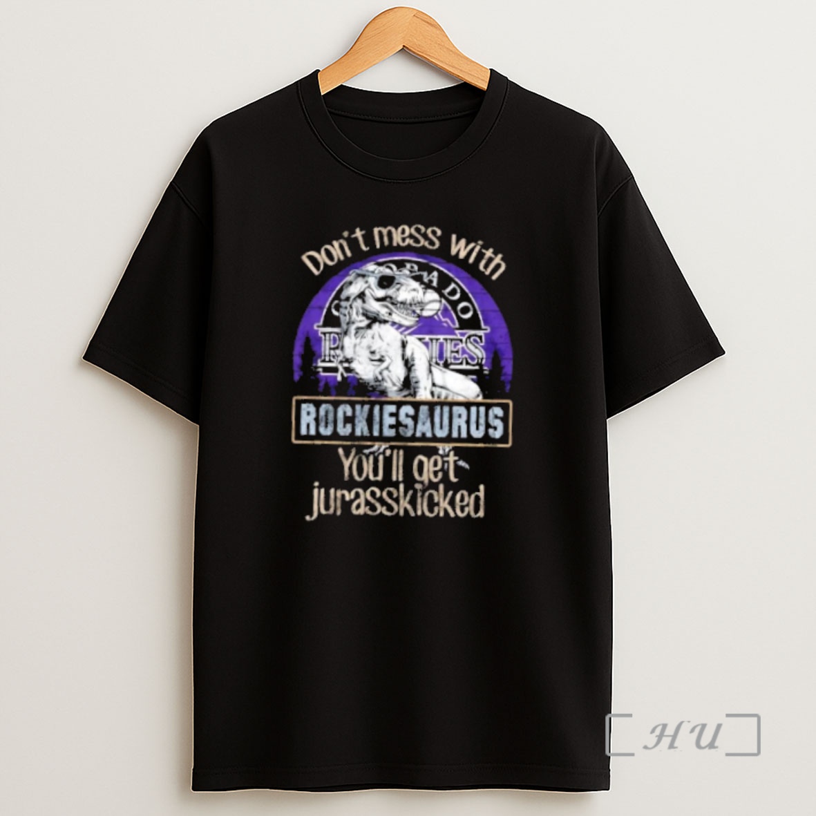 Officials Colorado Rockies Dont Mess With Rockiesaurus Youll Get Jurasskicked Premium Shirt Sweatshirt Tee
