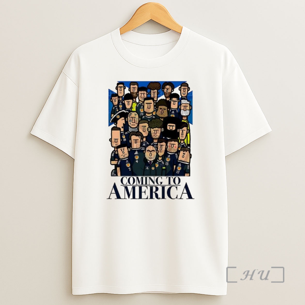 Officials Coming To America Soccer Cartoon Premium Shirt Sweatshirt Tee