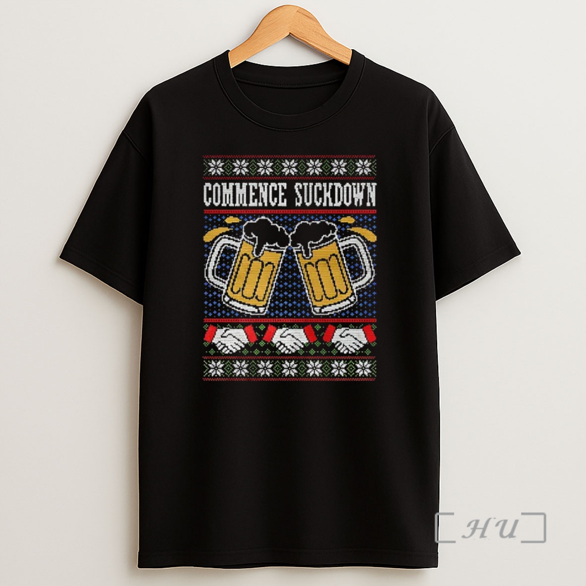 Officials Commence Suckdown Clink Beer Glasses Christmas Premium Shirt Sweatshirt Tee