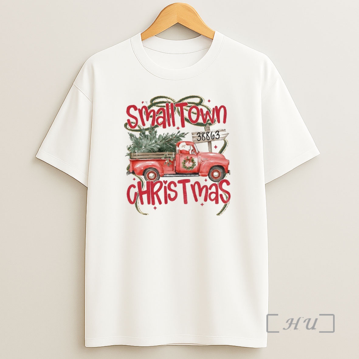 Officials Coquette Christmas Tree Truck Small Town Christmas 2025 Premium Shirt Sweatshirt Tee