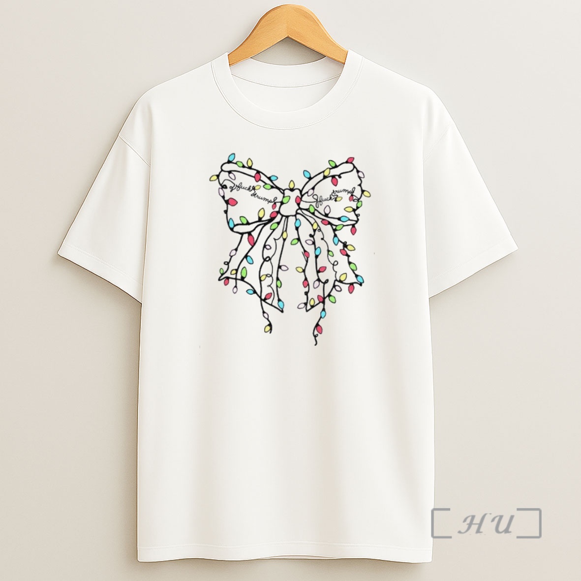Officials Coquette Bow Subtle Fuck Trump Merry Christmas Premium Shirt Sweatshirt Tee