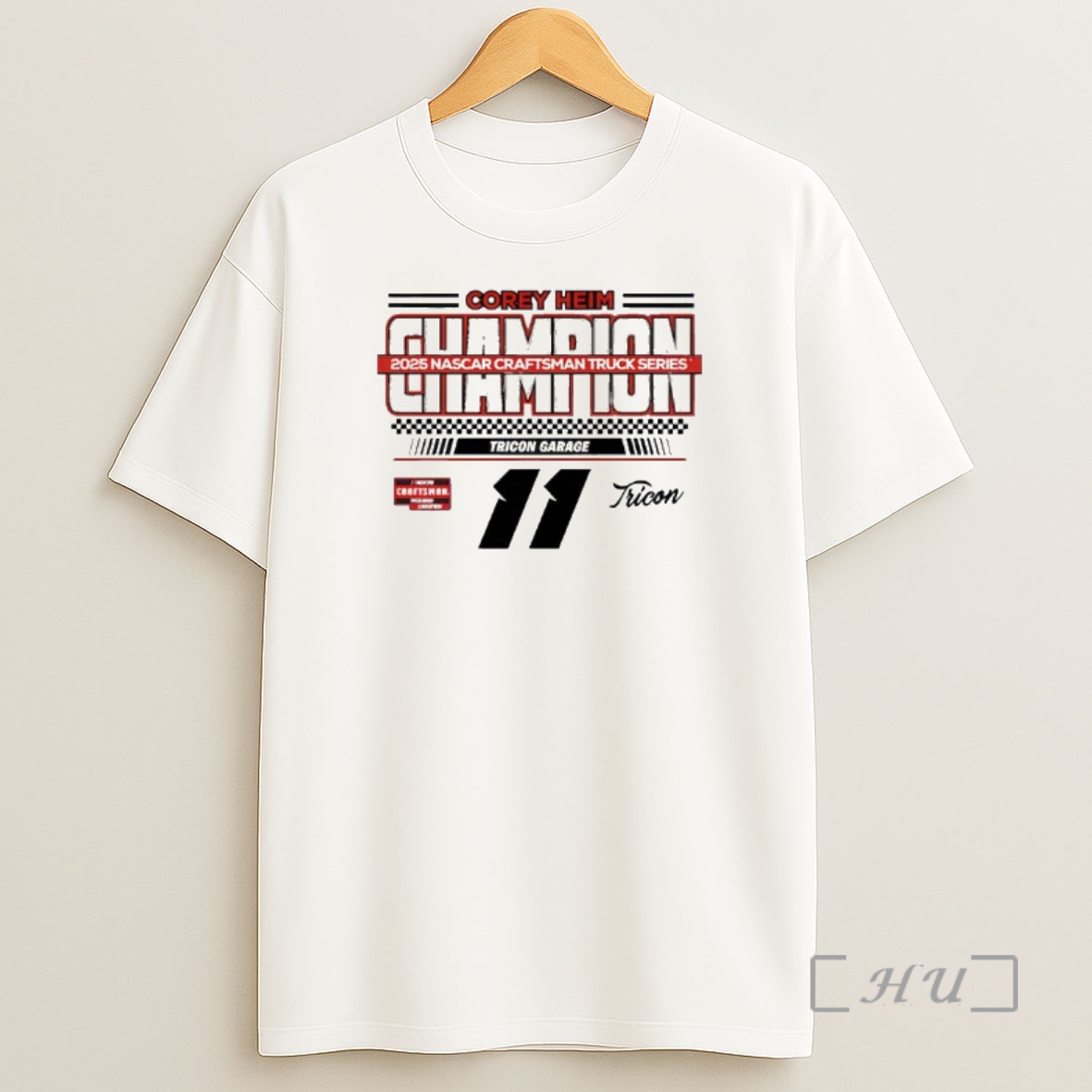 Officials Corey Heim Checkered Flag Sports 2025 Nascar Craftsman Truck Series Champion Premium Shirt Sweatshirt Tee